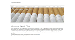 Desktop Screenshot of cigaretteprices.net