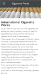 Mobile Screenshot of cigaretteprices.net