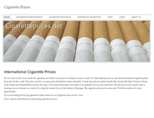 Tablet Screenshot of cigaretteprices.net